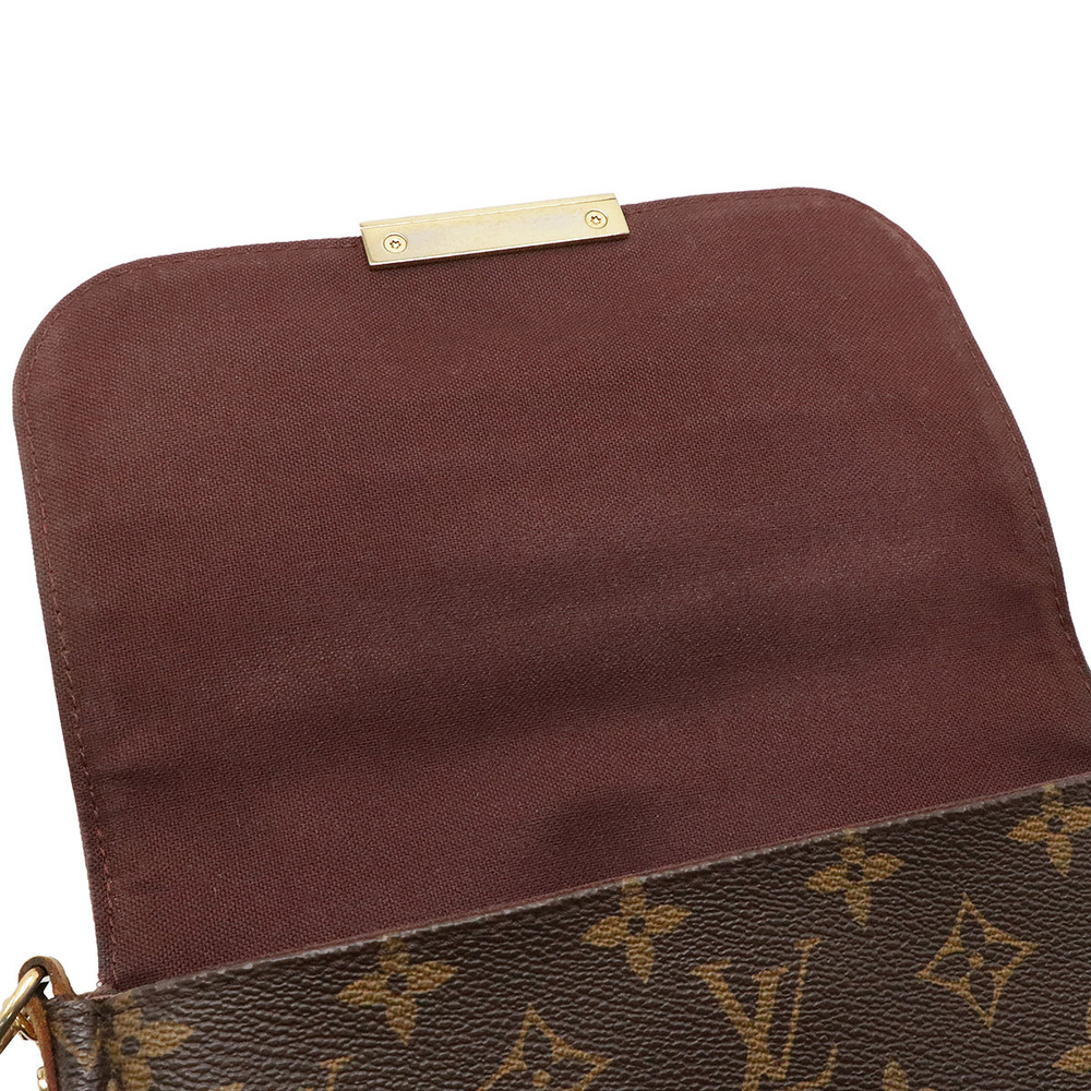 Louis Vuitton Favorite Bag Pouch Clutch Monogram Strap Accessory Shoulder Brown - Picture 9 of 9